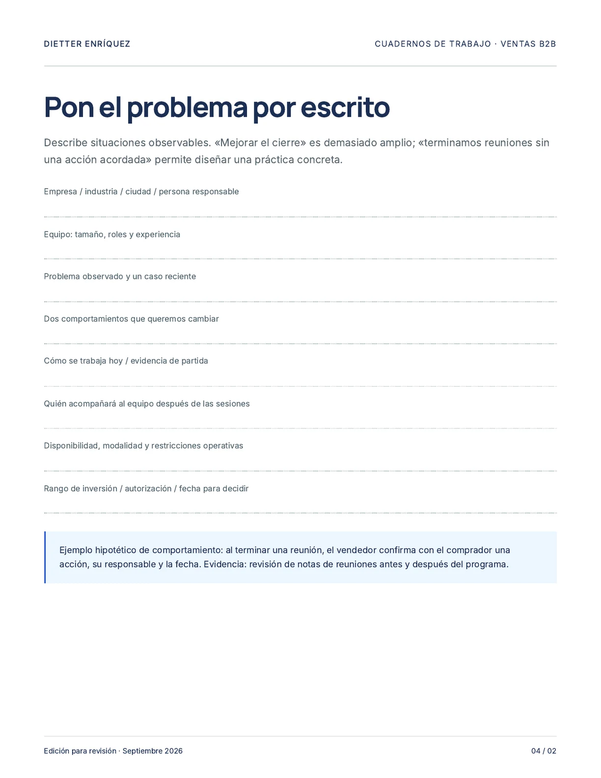 Portada de Un mejor brief de capacitación