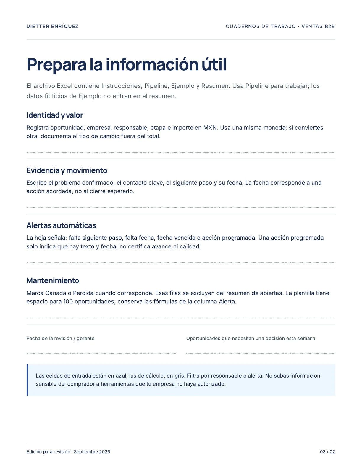 Portada de El pipeline, sobre la mesa